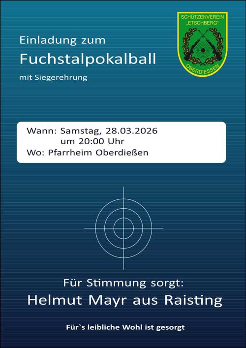 Einladung Fuchstalpokalball